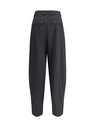 The Latest Tailored Wide Trousers With Pleats In Black