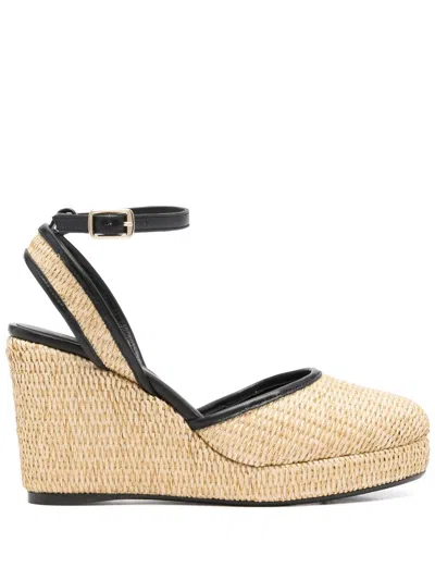 Castaã±er Cass Wedge Shoes In Black