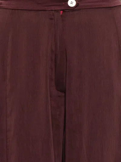 Forte Forte Forte_forte Trousers In Burgundy