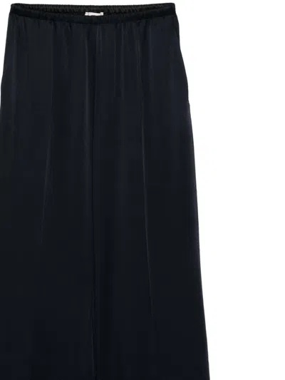 Forte Forte Satin Trousers In Black
