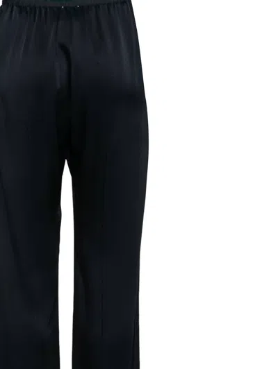 Forte Forte Satin Trousers In Black