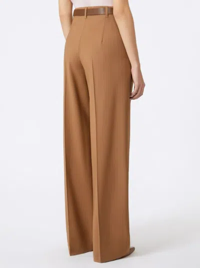 Max Mara Studio Bergamo Trouser Hazelnut In Brown
