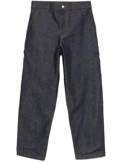 Apc Relaxed Fit Straight-leg Denim Pants In Blue