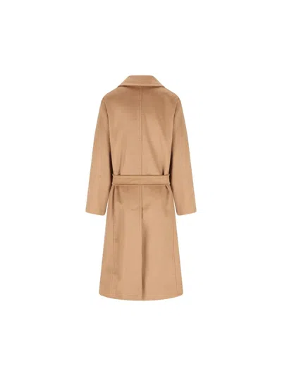 Max Mara Manuela Camel Coat In Brown