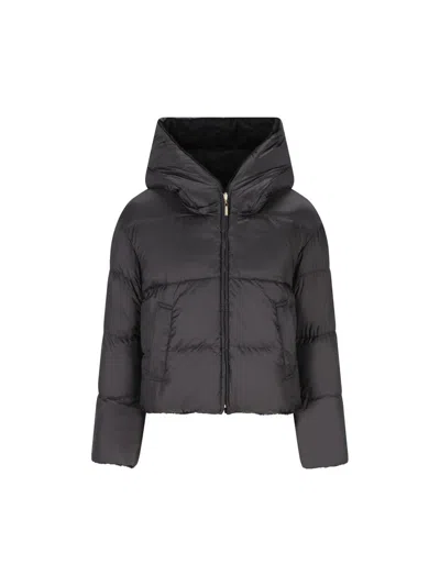 Max Mara The Cube Womens Black Olly Hooded Alpaca-and-wool Jacket In Black
