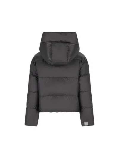 Max Mara The Cube Womens Black Olly Hooded Alpaca-and-wool Jacket In Black