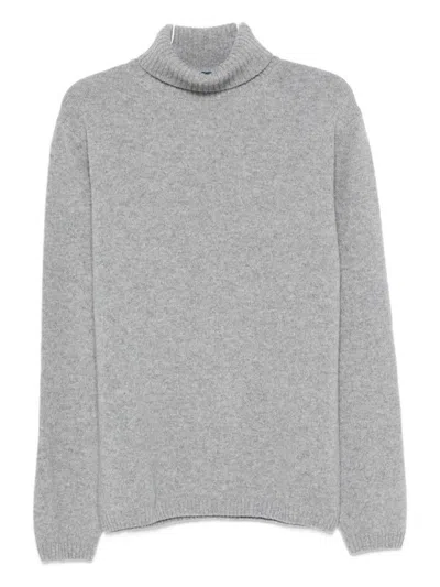 Daniele Fiesoli Turtleneck Long-sleeve Sweater In Gray