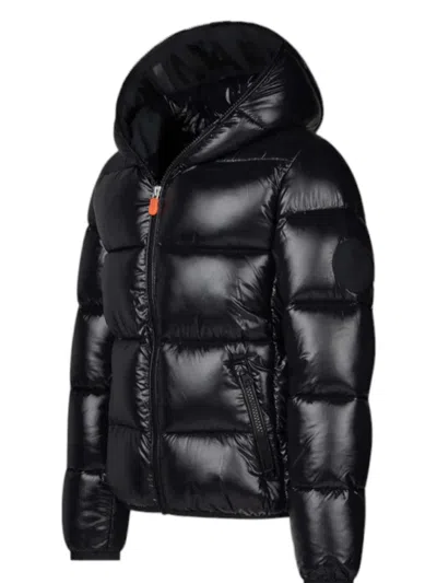 Save The Duck Free Animal Jacket With Hood In Black