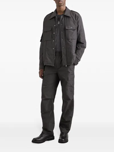 Dolce & Gabbana Cargo Trousers In Gray