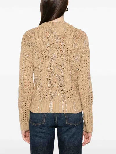 Ermanno Scervino Suéter Cuello Redondo - Gris Claro In Brown