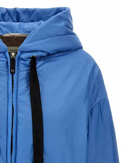 Max Mara The Cube The Cube Jacket Coats Light Blue In Blue