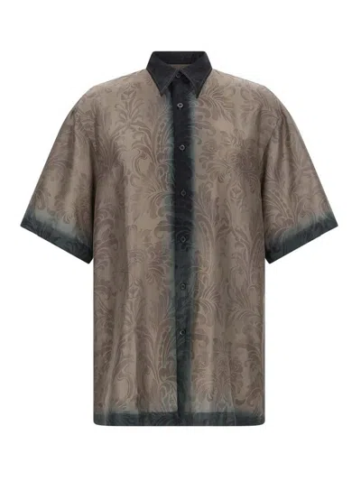 Dries Van Noten Cassidye Silk Shirt In Multi