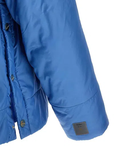 Max Mara The Cube The Cube Jacket Coats Light Blue In Blue