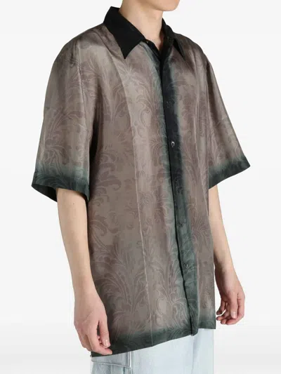 Dries Van Noten Cassidye Silk Shirt In Multi