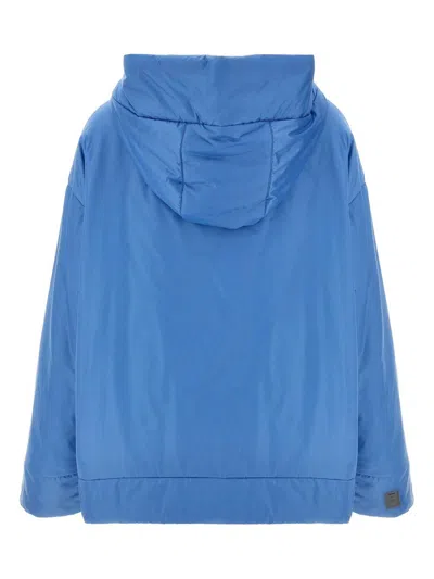 Max Mara The Cube The Cube Jacket Coats Light Blue In Blue