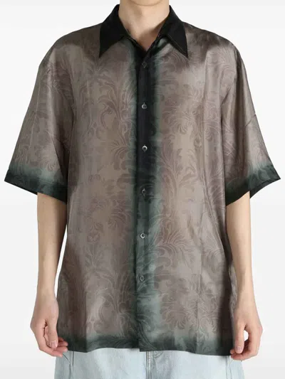 Dries Van Noten Cassidye Silk Shirt In Multi