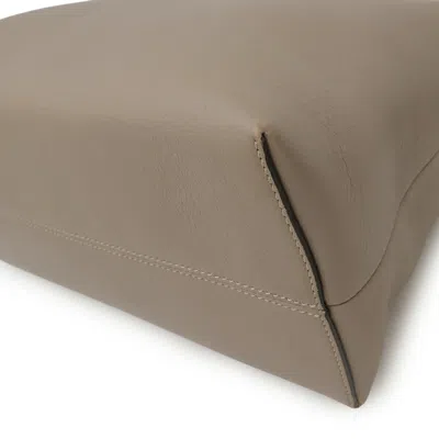 Pre-owned Fendi By The Way Grayish Leather Handbag Shoulder Bag ()