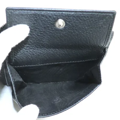 Pre-owned Fendi Gray Leather Wallet (bi-fold) ()