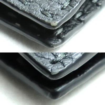 Pre-owned Fendi Gray Leather Wallet (bi-fold) ()
