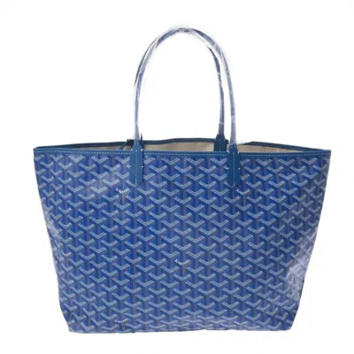 Pre-owned Goyard Blue Pvc Tote Bag ()
