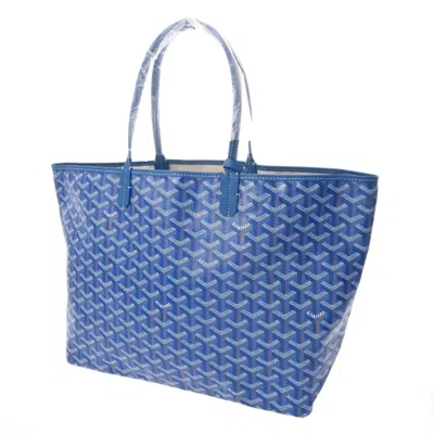 Pre-owned Goyard Blue Pvc Tote Bag ()