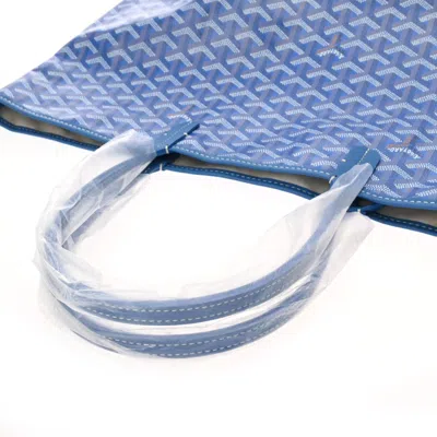 Pre-owned Goyard Blue Pvc Tote Bag ()