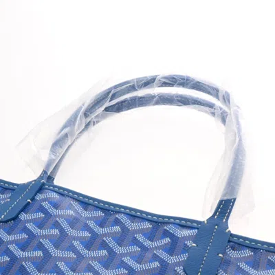Pre-owned Goyard Blue Pvc Tote Bag ()