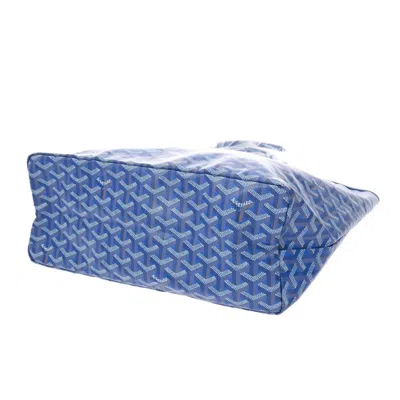 Pre-owned Goyard Blue Pvc Tote Bag ()