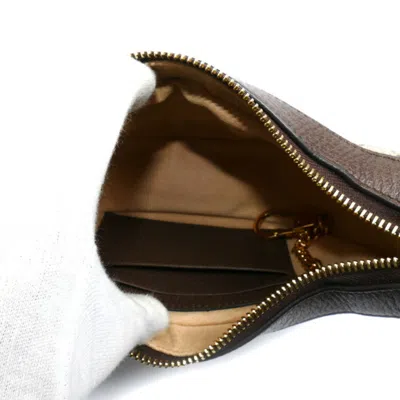 Pre-owned Gucci Beige Gg Supreme Canvas Leather Shoulder Bag ()