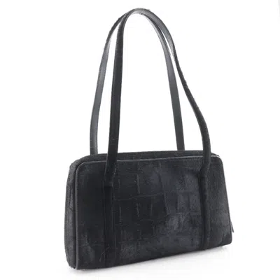 Pre-owned Gucci Black Leather Tote Bag ()