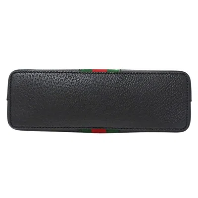 Pre-owned Gucci Gg Marmont Black Leather Shoulder Bag ()