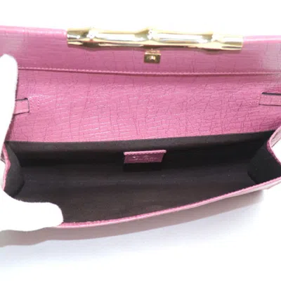 Pre-owned Gucci Purple Leather Shoulder Bag ()