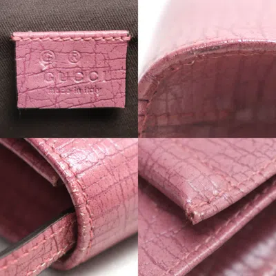 Pre-owned Gucci Purple Leather Shoulder Bag ()