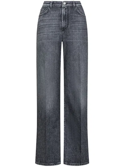 Seventy Belt Loop Denim Trousers In Blue