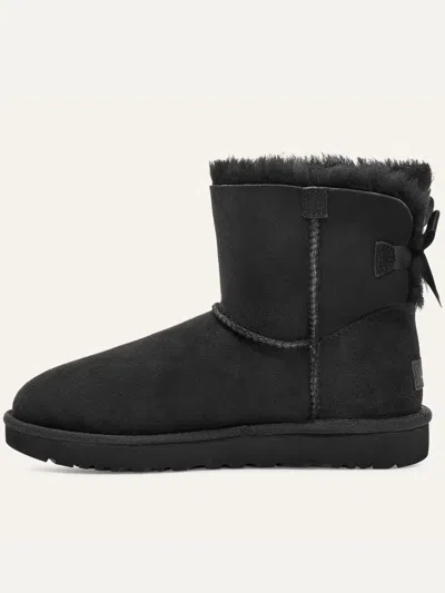 Ugg Mini Bailey Bow Ii Shoes In Black