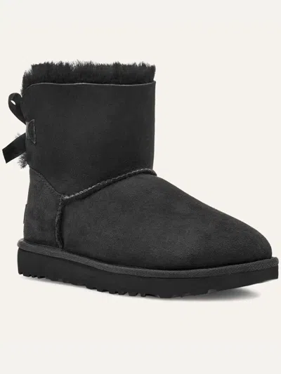 Ugg Mini Bailey Bow Ii Shoes In Black