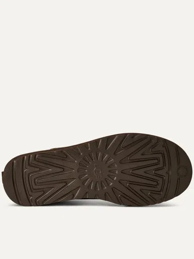 Ugg Mini Round Toe Stitched Ankle Boots In Brown