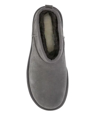 Ugg W Classic Ultra Mini Platform Shoes In Gray