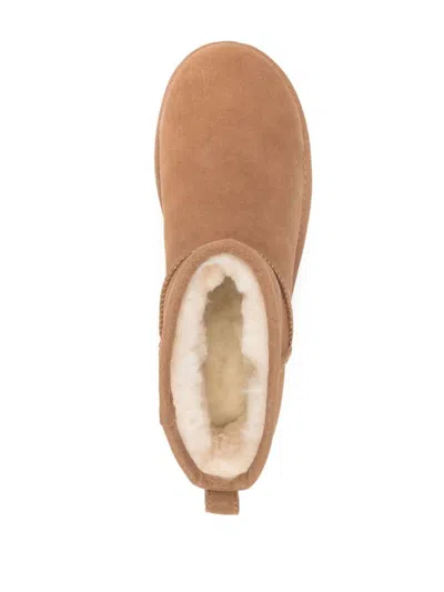 Ugg Low-cut Australian Merino Sheepskin Boots In Brown