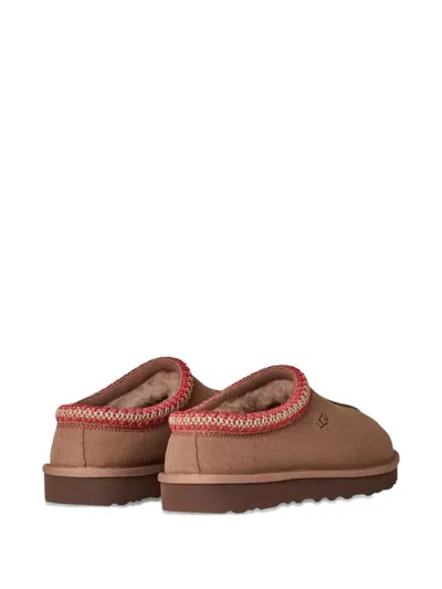 Ugg Tasman Ii Braided-trim Sheepskin Slippers In Brown