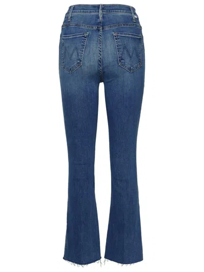 Mother Hustler Ankle Cotton Jeans In Blue