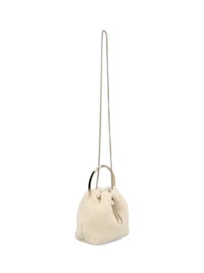 Jimmy Choo Bon Bon Pearl-embellished Ring-handle Mini Bag In Multi