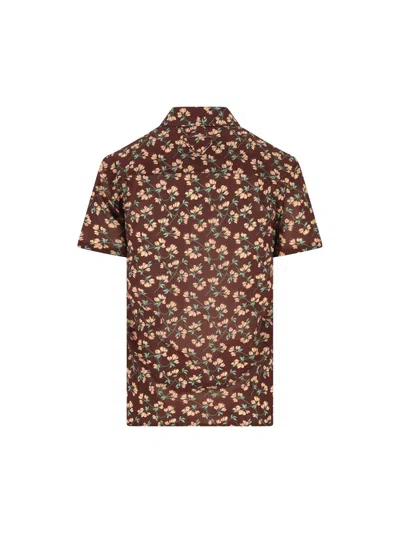 Prada Printed Polo In Multi