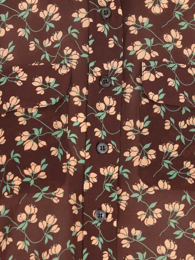 Prada Printed Polo In Multi