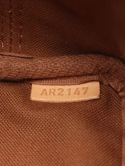 Pre-owned Louis Vuitton 2017 Nano Noe Bucket Bag In Brown