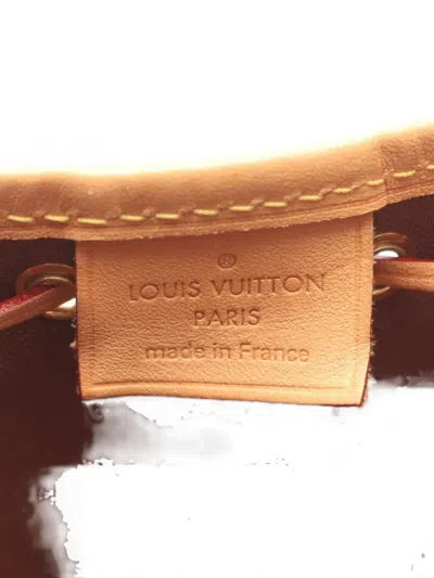 Pre-owned Louis Vuitton 2017 Nano Noe Bucket Bag In Brown