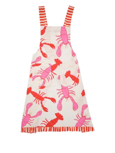 Amuse La Bouche Lobster-print Cross-back Apron