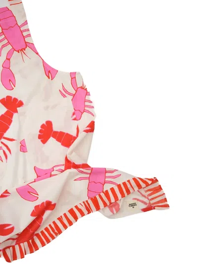 Amuse La Bouche Lobster-print Cross-back Apron