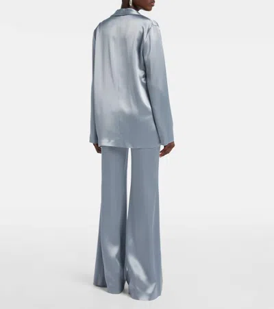 JULIANNE缎布西装式外套