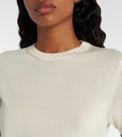 Gucci Women Extra Fine Cashmere-blend Top In White
